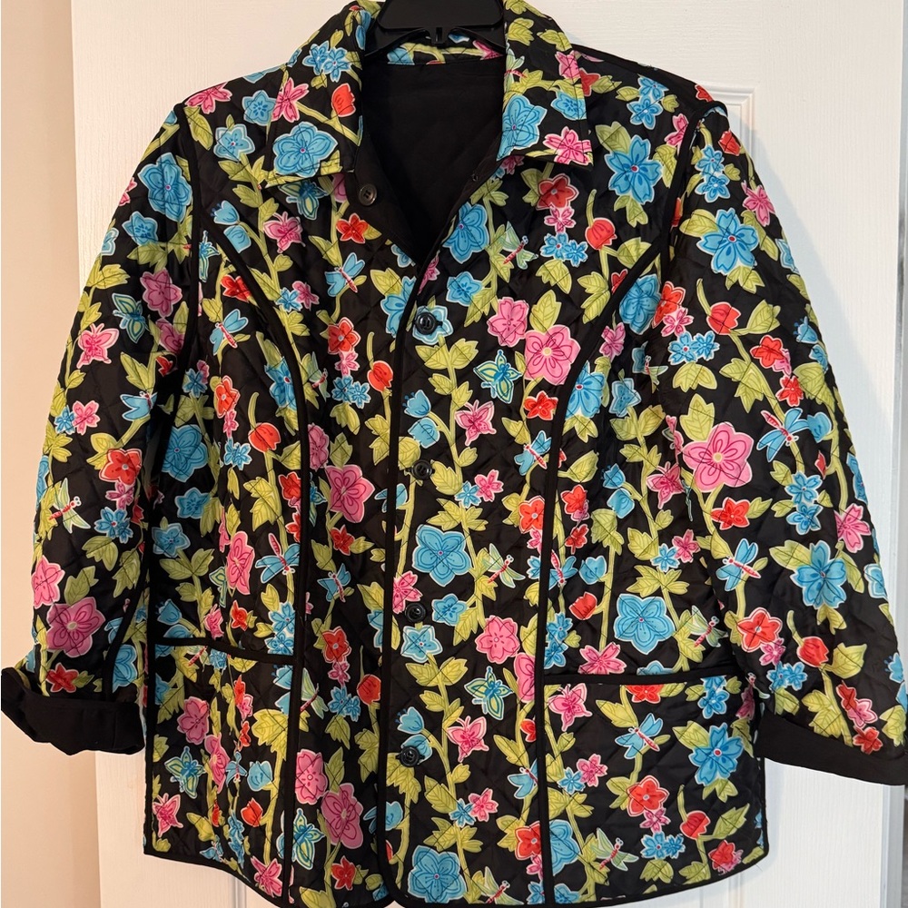Alfred Dunner Reversible Quilted Jacket